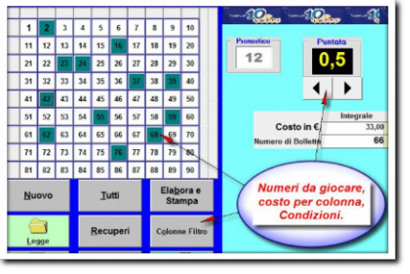 elaborazione al 10elotto
