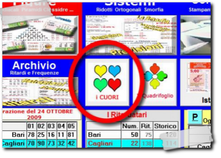 cuori al gioco del lottto