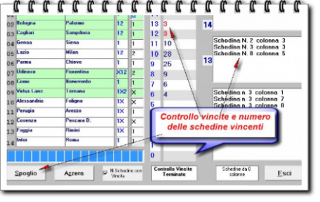 controllo vincite al totocalcio
